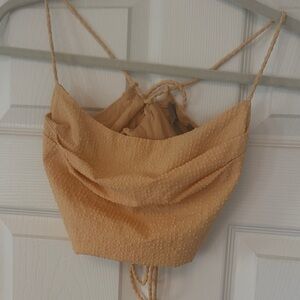 Sunday in Brooklyn Textured Tan Camisole